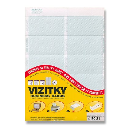 Obrázek produktu Trodat - vizitkový karton - modrý pruh