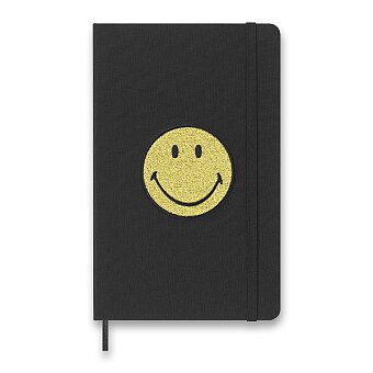 Obrázek produktu Zápisník  Moleskine SMILEY - tvrdé desky - L, linkovaný, černý