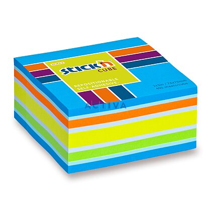 Obrázok produktu Hopax Stick´n Neon Notes - samolepiaci bloček - 76 x 76 mm, 400 l., modrý