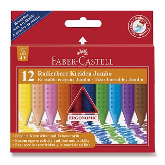 Obrázek produktu Voskové pastelky Faber-Castell Colour Grip Jumbo - 12 barev