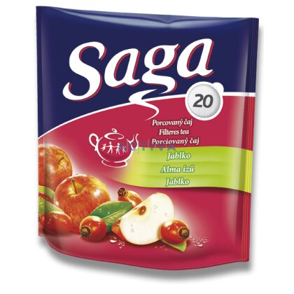 Obrázok produktu Saga - porciovaný čaj, jablko, 20 x 2 g