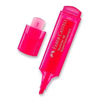 Obrázok produktu Faber-Castell Textliner 1546 - zvýrazňovač - červená