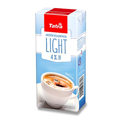 Obrázek produktu Tatra Light - kondenzované neslazené mléko polotučné, 340 g