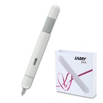 Obrázek produktu Lamy Pico Shiny White - kapesní kuličkové pero, valentýnská edice