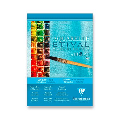 Product image Clairefontaine Etival Cold Pressed - akvarelový blok - A5