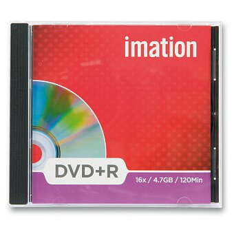 Obrázek produktu Zapisovatelné DVD Imation DVD+R - 4,7 GB - 1 ks
