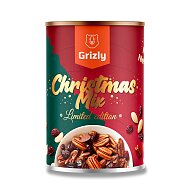Grizly Vánoční Mix - směs ořechů a sušeného ovoce, 400 g