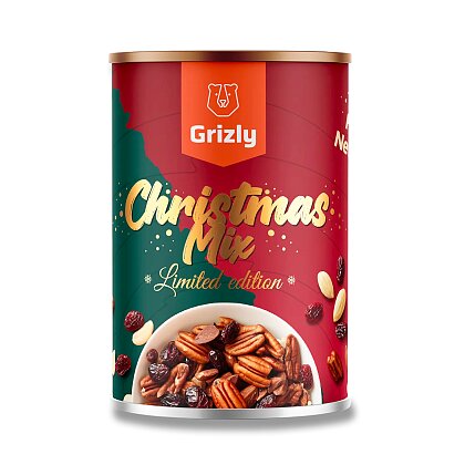 Obrázek produktu Grizly Vánoční Mix - směs ořechů a sušeného ovoce, 400 g