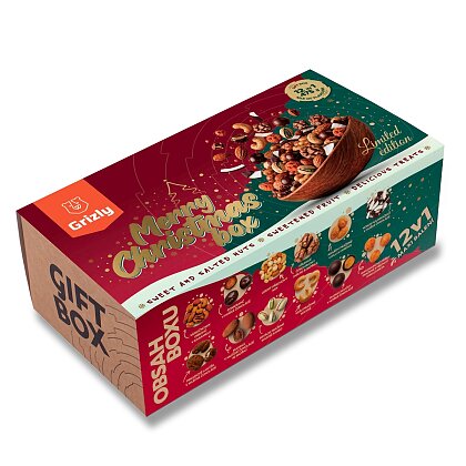 Obrázek produktu Grizly Gift box Vánoční - box plný dobrot, 470 g