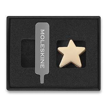 Obrázek produktu Ozdoba na zápisník Moleskine - hviezda, zlatá