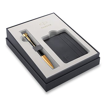 Obrázek produktu Parker Urban Twist Muted Black GT - kuličkové pero, dárková kazeta s pouzdrem na karty