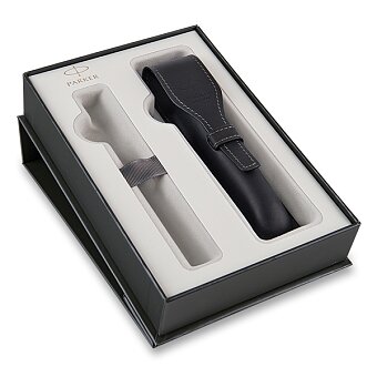 Obrázek produktu Dárková kazeta Parker s černým koženým pouzdrem - na 1 pero
