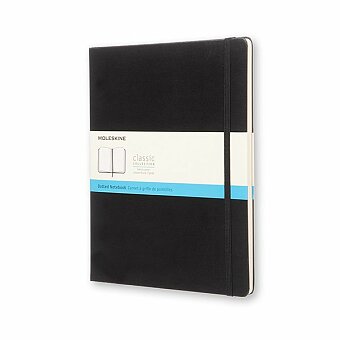 Obrázek produktu Zápisník Moleskine - tvrdé desky - XL, tečkovaný, černý
