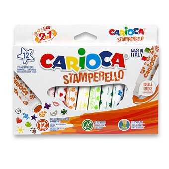 Obrázek produktu Fixy Carioca Stamp Markers - 12 barev