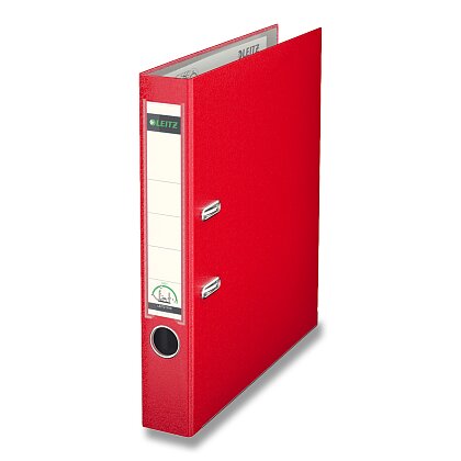Obrázok produktu Leitz - pákový šanón 180° - 50 mm, červený