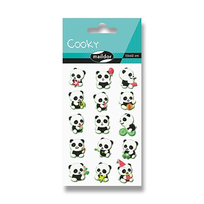 Obrázek produktu Maildor 3D Cooky - samolepky - Panda
