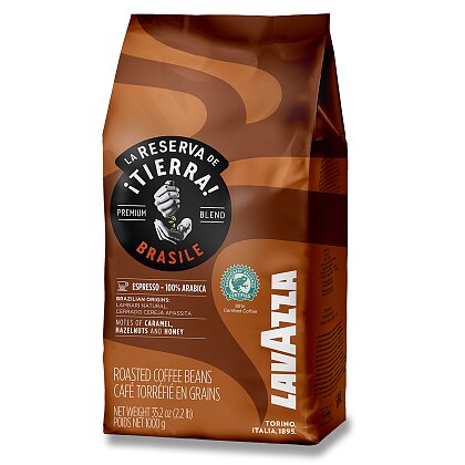 Obrázek produktu Lavazza La Reserva de ¡Tierra! Brasile 100% Arabica Espresso - zrnková káva - 1 kg