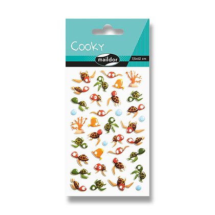 Obrázek produktu Maildor 3D Cooky - samolepky - Mořské želvy