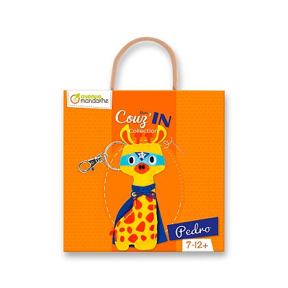 Obrázok produktu Avenue Mandarine - kreatívna sada - prívesok na ušitie, žirafa Pedro