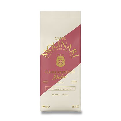 Obrázek produktu Caffe Molinari Dolce - zrnková káva - 1000 g