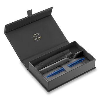 Obrázek produktu Parker IM Monochrome Blue - kuličkové pero, dárková kazeta s pouzdrem