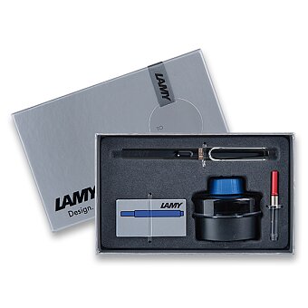 Obrázek produktu Lamy Safari Shiny Black - plnicí pero, dárková sada s konvertorem a inkoustem