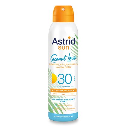 Obrázek produktu Astrid Sun - neviditelný suchý olej na opalování - SPF30, 150 ml