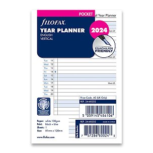 Roční plánovací kalendář 2024, Aj