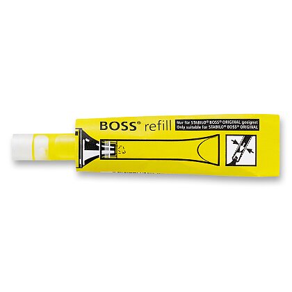 Obrázek produktu STABILO BOSS ORIGINAL Refill - náhradní náplň pro zvýrazňovač - žlutá