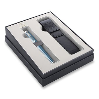 Obrázek produktu Parker IM Premium Blue Grey GT - roller, dárková kazeta s pouzdrem