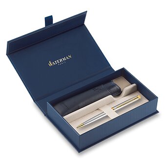 Obrázek produktu Waterman Hémisphère Essential Stainless Steel GT - kuličkové pero, dárková kazeta s pouzdrem