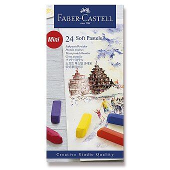 Obrázek produktu Pastelové křídy Faber-Castell Mini - 24 barev
