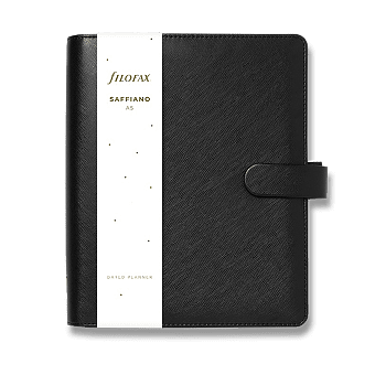 Obrázek produktu Diář A5 Filofax Saffiano - černý, modular