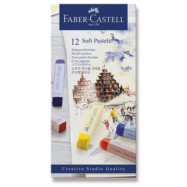 Pastelové křídy Faber-Castell 12 barev