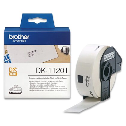 Obrázek produktu Brother DK-11201 - originální papírové štítky - adresní, 29 x 90 mm, 400 ks