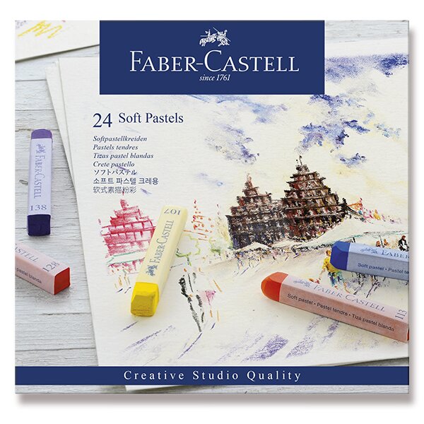 Pastelové křídy Faber-Castell 24 barev