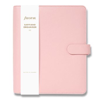 Obrázek produktu Diář A5 Filofax Saffiano - růžový, modular