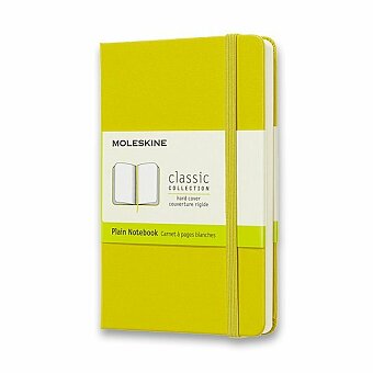Obrázek produktu Zápisník Moleskine - tvrdé desky - S, čistý, žlutozelený