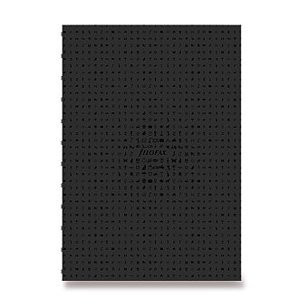 Obrázek produktu Náhradný blok pre portfóliá - náplň A5 zápisníkov Filofax Notebook Icon, čierna