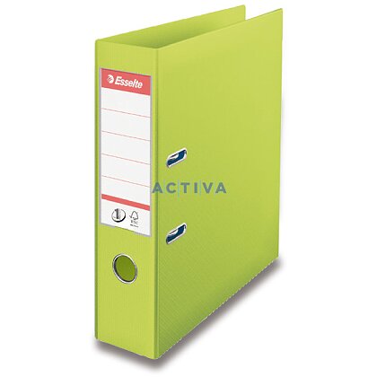 Obrázok produktu Esselte Vivida - plastový pákový šanón - A4, chrbát 75 mm, zelený