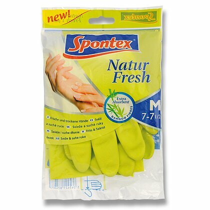 Obrázok produktu Spontex Natur Fresh - upratovacie rukavice - veľkosť M
