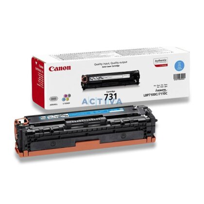 Obrázek produktu Canon - toner CRG-731, Cyan (modrý) pro laserové tiskárny