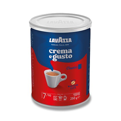 Obrázok produktu Lavazza Crema e Gusto -  mletá káva - 250 g, dóza