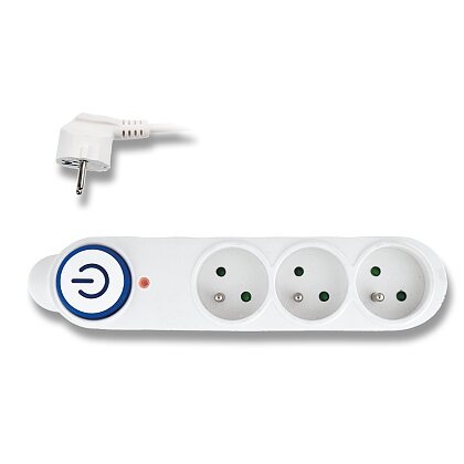 Obrázek produktu Solight PO54 - přepěťová ochrana - 3 zásuvky, 1,5 m