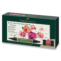 Popisovač Faber-Castell Pitt Artist Pen Dual Marker Flowers