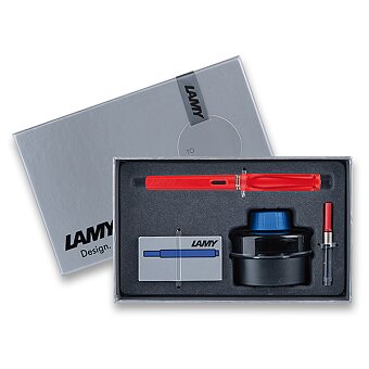 Obrázek produktu Lamy Safari Strawberry - plnicí pero, dárková sada s konvertorem a inkoustem