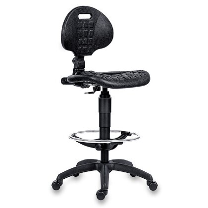 Obrázek produktu Antares 1290 PU MEK EXT - dílenská židle - černá