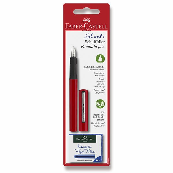 Bombičkové pero Faber-Castell červené