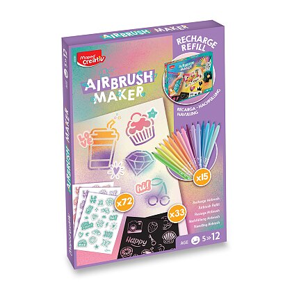 Obrázok produktu Maped Creativ Airbrush Maker - náhradná náplň do kreatívnej sady - Pastel
