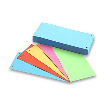 Obrázek produktu Papírový rozlišovač HIT Office - 105 × 240 mm, výběr barev